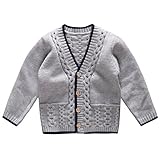 Coodebear SWEATER ベビー・ボーイズ カラー: グレー