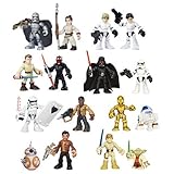 Set of 16: Playskool Star Wars Galactic Heroes Mini Figures