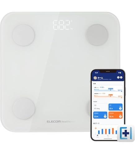 Amazon.co.jp: FiNC（フィンク）オリジナル体組成計（CS20D）【スマホ