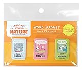 ナガノファクトリー(NaganoFactory) スヌーピー マグネット3個セット ラブズネイチャーB SNS740B