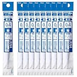 ぺんてる ボールペン替芯 エナージェル 0.4mm XLRN4-C 青 10本