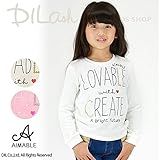 (エマーブル) AIMABLEロゴトレーナー/冬 ベビー キッズ 女の子 100 オフホワイト