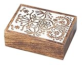 木製手工芸の木箱 丸和貿易 シュコル ウッドボックス バード (L) 600133302