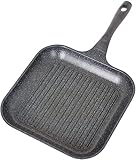 タフコ グリルパン 28×48×6.5cm 軽量 DMC F-7107 ブラック