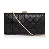 Black 'Joel' clutch bag
