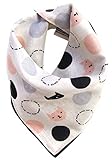 kishu baby Kitty Cat Reversible Bandana Bib, Multicolor, One Size by Kishu Baby [並行輸入品]