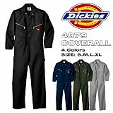 【Dickies】ディッキーズ 長袖 カバーオール つなぎ LONG SLEEVE COVERALLS 「BLACK」「4879」