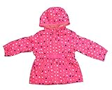 OSHKOSH (オシュコシュ) B'gosh ベビー 中綿 フルジップ フード ジャケット ドット (ピンク) Fleece-Lined Infant Dot Jacket (PINK) (24M(