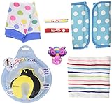 ラヴィギフト6点セットベルトカバー ブルー マルチ ペンギン 昆虫B 腹巻ボーダー ホルダーレインボー lv-g09‐13