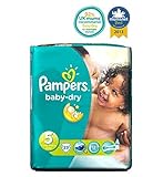 パンパース赤ちゃんドライおむつサイズ5キャリーパック - 23おむつ (Pampers) (x2) - Pampers Baby-Dry Nappies Size 5 Carry Pack - 23 