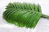 TomYumKung 人工葉 14 Inch Artificial Leaf Palm Fern Set of 6