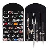 DulciiクローゼットShelve Hangingバッグストレージオーガナイザー、シェルフハンガーオーガナイザー、ジュエリーHangingオーガナイザーホルダー、32ポケット18フックとループ ブラ