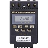 LCDデジタルタイムスイッチ プログラマブルタイマー ウィークリー 10オン＆10タイマコントローラ AC110V、AC220V選択 (AC110V)