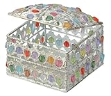 キーストーン オリエンタルビーズワークスモールボックスC アンティークホワイト