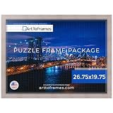 ArtToFrames 14.9x9.8インチ/38x25cm ブラックフレーム 100ピースパズル用 この1.25インチカスタムMDFパズルフレームはブラック - 通常のガラス付き(パズルFRBW26079-14.9x9.8)