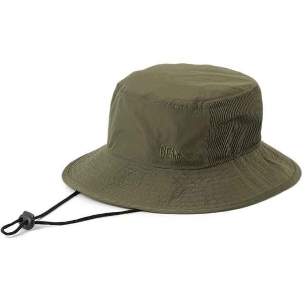 Amazon | [ビームスゴルフ] 帽子 JONES 別注 GREEN バケットハット