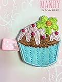 MANDY マンデイ ヘアクリップ Cupcake Flower カップケーキ フラワー 0130