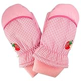 ベビー 手袋 女の子 ミトン 防寒 手袋 スノーグローブ 雪遊び 防寒手袋 イチゴ ピンク TS(3-4才)