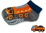車下 キッズソックス 【 ダンプカー 】子供用 くつした 16～20cm 働く車 靴下