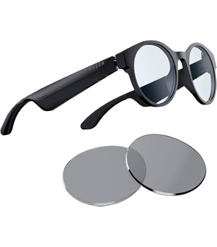 スマートグラス Amazon | Razer Anzu Smart Glasses Round Frame スマートグラス