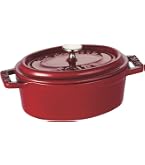 Amazon｜staub ストウブ 「 ミニ ココット オーバル チェリー 11cm