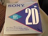 Sony md-2da両面二重密度500 KB 5.25 "フロッピーディスク( 10枚パック)