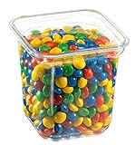 APET Clear Deep Square Tub with Lid (10 count 142 oz) L 7 1/2X W 7 1/2X DEEP 6 1/2 [並行輸入品]