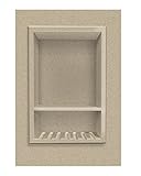 Transolid ACCESS0003-B2 Decor 10 x 15-Inch Recessed Shampoo Caddy, Matrix Sand by Transolid