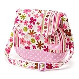 元気にお出かけベビーショルダーバッグ　スカンジナビアのフラワーパーク（ピンク）　B1700400　日本製