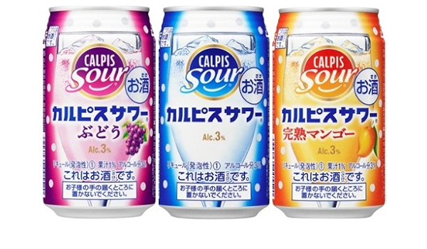 Amazon Co Jp カルピスサワー3種 飲み比べセット 350ml 24本 各8本 プレーン ぶどう 完熟マンゴー 食品 飲料 お酒