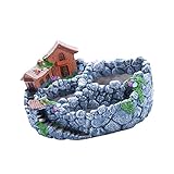 Flameer プランター　多肉植物鉢　ガーデン オーナメント　卓上装飾　樹脂　プレゼント