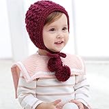 BetterBaby ベビー　ニットキャップ　帽子　子供　新生児　出産祝い　プレゼント　ワイン　白　２セット入れ