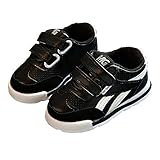 キッズ スニーカー 子供 靴 ジュニア シューズ 子供 内径13.5cm-18cm 運動靴 軽量 通学 おでかけ 防滑 通気 hibote ブラック 内径16.5cm=28