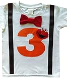 3rd BirthdayシャツBoys Elmo Tee
