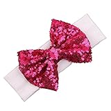 FEITONG ( TM )ファッションキュート伸縮性子供ヘッドバンドキュートスパンコールリボンベビーガールズヘアアクセサリー