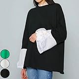 新品 トップス Ｔシャツ 長袖 ロンt ストライプ レディース☆フリー★グリーン