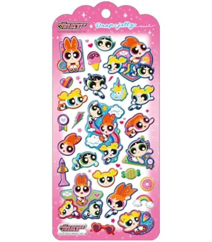 Amazon.co.jp: クラックス CRUX うるちゅる ポップシール パワーパフ