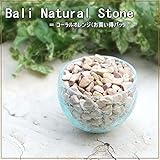 MANJA STO-0216-C-10 バリ島ナチュラルストーン（コーラルオレンジ）お買い得パック 【バリ雑貨 オブジェ ガーデニング おしゃれ 庭 】