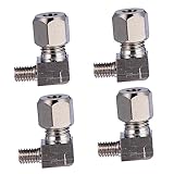 TOVINANNA 4 個 90 空気圧コネクタ エアカプラーとプラグキット エアタンクアダプター プリーツテーブルランプ プッシュボタン ロック ホースコネクタ プラグアダプター ウォーターラ