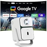 【最新Google TV 14搭載・2026 バージョン】 Wanbo T2 Ultra プロジェクター 500ANSI 1080P フルHD 高性能4コアチップでカクツキ解消 32GBストレージ 大容量 1.2:1 投影比率 短焦点 10W HiFi スピーカー内蔵 WiFi ブルートゥース chromecast 対応 オートフォーカス/全自動台形補正/スクリーンアジャスト/ズーム 防塵 静音