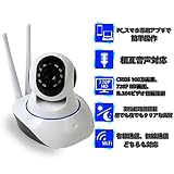 ＫＩＮＧ ＡＰＥＸ ネットワークカメラ　専用アプリでQRコードを読み取りPWを入力するだけ　スマホ パソコン 暗視撮影 動体検知 相互音声 動画撮影　防犯 / ベビー / 介護　32ＧＢのＭｉｃｒｏＳ