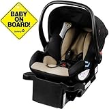 Mountain Buggy - Protect Infant Car Seat w Baby on Board Sign - Black Stone by Mountain Buggy