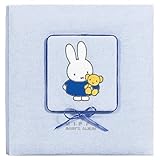 【お子様の誕生記念に刺繍アルバムを作成致します/ア-LB-802/N】フエルアルバム ディック・ブルーナ ミッフィー ブルー/ア-LB-802/N-B