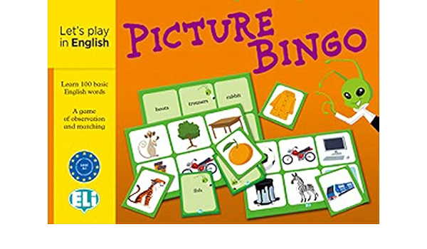 Amazon Eli Game 英語教材 ビンゴゲーム Picture Bingo New Edition ビンゴ くじ おもちゃ