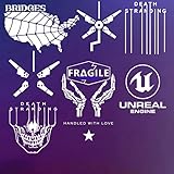 ZBDSSTXF デス ストランディング 車ステッカー 小島秀夫 PS4 ゲーム周辺 ステッカー コスプレ小物 萌えグッズ DIY 防水ステッカー ステッカーシール 車の表面 装飾デカール カッティングステッカー ベッドルーム (A-15cm) [並行輸入品]