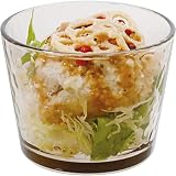 東洋佐々木ガラス お皿 グラシュー つゆ鉢 アンバー 日本製 食洗機対応 そば猪口 麺皿 小鉢 深皿 皿 ガラス皿 食器 P-54331ESL-JAN