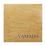 ミノ (MINO) 天然木 プレシャスウッドネームプレート YAMADA メープル SN202L