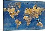 Albena Hristovaプレミアムシックラップキャンバス壁アート印刷題名Golden World 48" x 32" 2397960_24_48x32_none