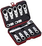 Bovidix 190101401 Ratchet and Box-End Ratchet Head Set, Metric, 13-Piece [並行輸入品]