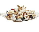 【Ligangam】子供玩具収納 お風呂 ハンモク 子供部屋 室内 ヌイグルミ 人形 帽子 ボール 収納用ネット 吊り下げ型 たっぷり収納 片付けネット 多用途 オシャレ(120 * 90 * 90c